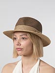 Шляпа STETSON арт. 2478576 TRAVELLER TOYO/RAFFIA (коричневый / бежевый)